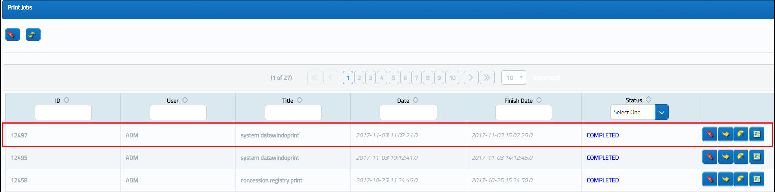 eMRO - SDR Status (6)