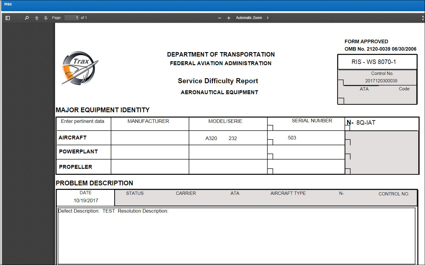 eMRO - SDR Status (7)