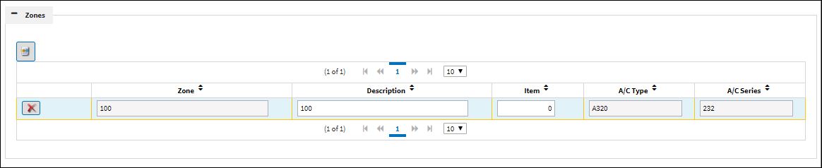 eMRO Zone Section, via Task Card Authorization
