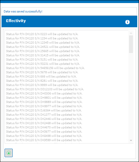 eMRO_Effectivity_P/N_Range_Set_Popup