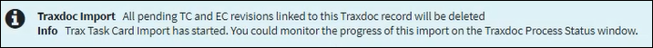 TXDINFOCHGREP system notification